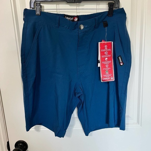 Canada Weathergear Shorts‎ Hybrid Quick Dry Athletic Blue Medium - Picture 1 of 11